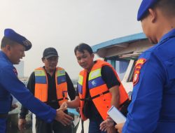 Satpolairud Sosialisasikan Polisi 110 dan Keselamatan Berlayar di Dermaga Kaliadem