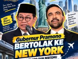 Gubernur Pramono Bertolak ke New York Penuhi Undangan Wali Kota Zohran Mamdani