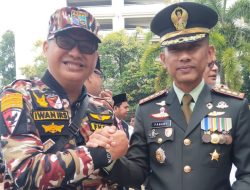 Ketua Cabang FKPPI 0902 JU Hadiri Upacara HUT ke-81 TNI di Jakarta Utara