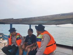 Layanan Polisi 110, Satpolairud Polres Kepulauan Seribu Sambangi Nelayan Imbau Waspada Angin Kencang