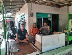 Bhabinkamtibmas Pulau Lancang Sosialisasikan Layanan Polisi 110, Ajak Warga Jaga Kamtibmas