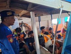 Polisi 110 Disosialisasikan, Satpolairud Pastikan Penumpang Gunakan Life Jacket di Kaliadem