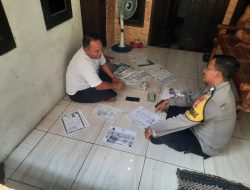 Bhabinkamtibmas Pulau Lancang Sosialisasikan Layanan Polisi 110, Ajak Warga Jaga Keamanan