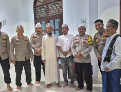 Subuh Keliling di Pulau Kelapa, Polsek Kepulauan Seribu Utara Sosialisasikan Layanan Polisi 110