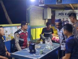 Minggu Malam, Polsek Kepulauan Seribu Selatan Gencarkan Patroli dan Sosialisasi Layanan Polisi 110