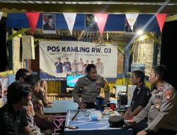 Layanan Polisi 110 Disosialisasikan Saat Patroli Malam, Polsek Kepulauan Seribu Selatan Jaga Kamtibmas