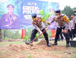 Kapolda Jambi Pimpin Penanaman Pohon di SPN, Wujudkan Komitmen Green Policing dan Pelestarian Lingkungan