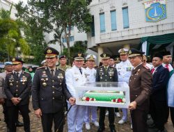 Dari Kantor Wali Kota Jakut, Semangat TNI Bersama Rakyat Bergema
