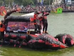 43 Perahu Hias dari Bahan Bekas Meriahkan Festival Cilung 2026